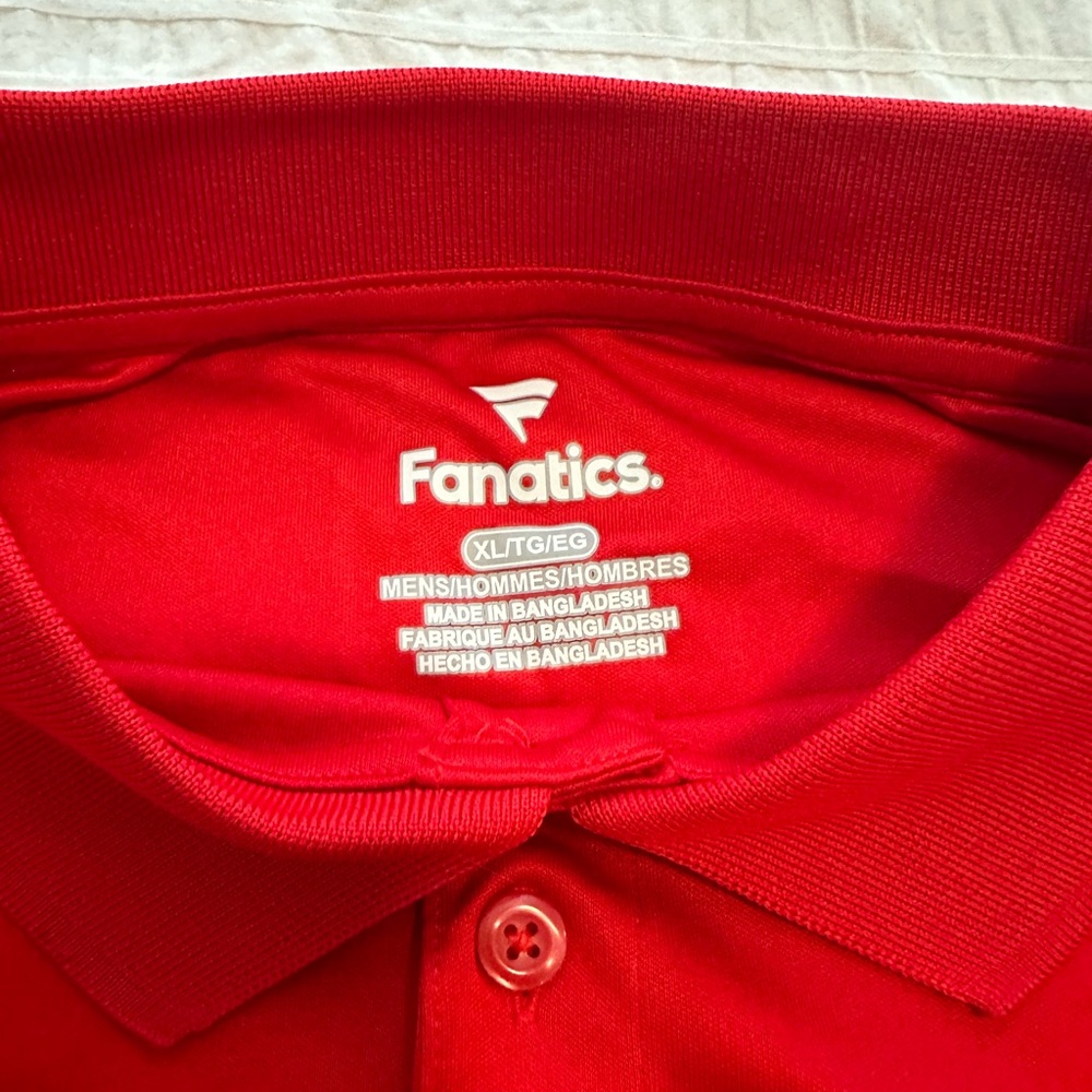 Get geared up for the upcoming football season- NE Patriots polo shirt.